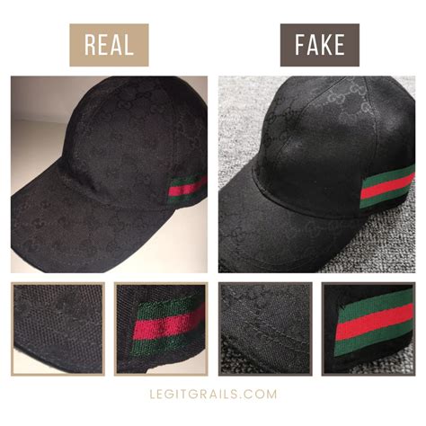 fake gucci cap vs real|gucci knockoff caps.